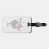 Brits Pet vanmiddag Tea Bagagelabel (Achterkant horizontaal)