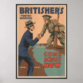  Brits poster voor inschrijving