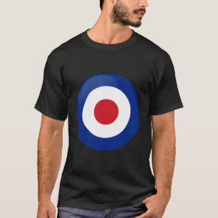 Brits RAF Mod Bullseye symbool Roundel doel T-shirt