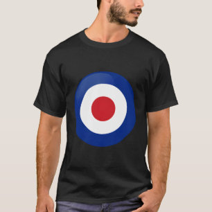 Brits RAF Mod Bullseye symbool Roundel doel T-shirt