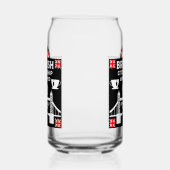 Brits staatsburgerschap geschenken blikvorm glas (Rechts)