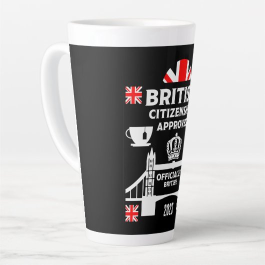 Brits staatsburgerschap geschenken latte mok (Linkerhoek)