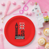 Brits staatsburgerschap geschenken papieren bordje (Feest)