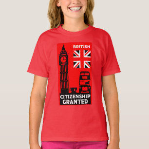 Brits staatsburgerschap geschenken t-shirt