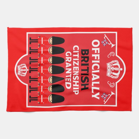 Brits staatsburgerschap geschenken theedoek (Horizontaal)