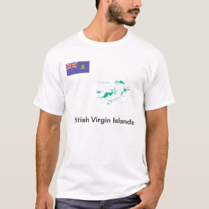 Brits T-shirt van de Maagdeneilanden