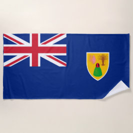 Brits Territorium Turks & Caicos Vlag Strandlaken