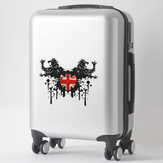 Brits toneel en  vlootsegment sticker (Koffer)