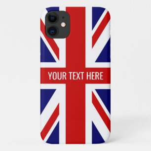Brits Uniedeslag vlag Engelse drukkerij iPhone 11 Hoesje