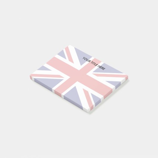 Brits Uniemodel onder vlag Personeel Post-it® Notes (Schuin)