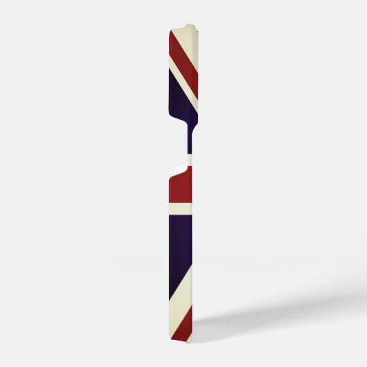 Brits Unievaartuig vlag aangepaste iPhone 14 pro h iPhone Hoesje (Rechterkant)