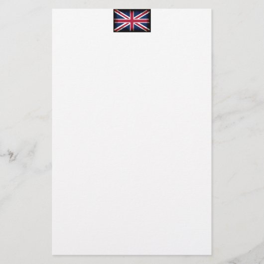 Brits Unievlag Jack Patriotic Design Briefpapier (Voorkant)