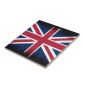 Brits Unievlag Jack Patriotic Design Tegeltje (Zijkant)