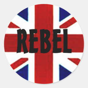 Brits/Union Jack REBEL Sticker