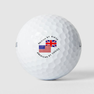 Brits van geboorte, Amerikanen uit vrije wil Golfballen
