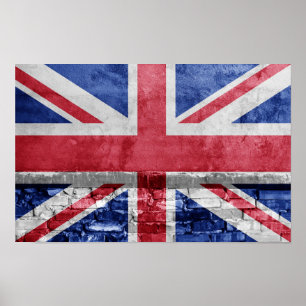 Brits vlag poster