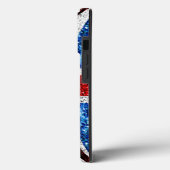 Brits vlaggen rode blauwe witte muggen Case-Mate iPhone case (Achterkant / Links)