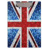 Brits vlaggen rode blauwe witte muggen klembord (Voorkant)