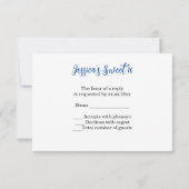 Brits vlaggen rode witte sparkles Sweet 16 RSVP Kaartje (Achterkant)