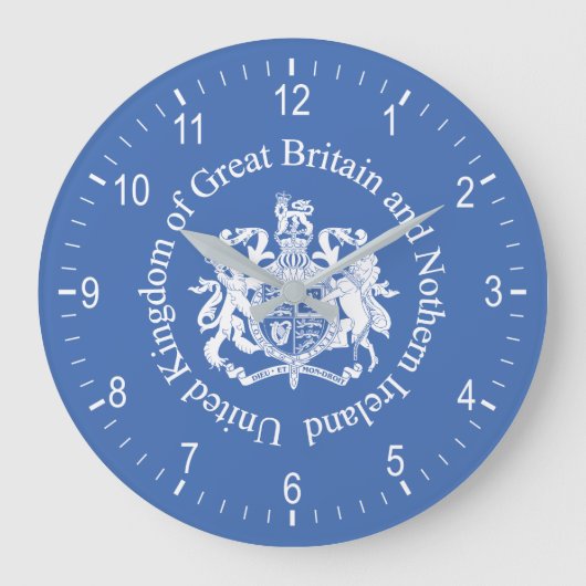 Brits wapen grote klok (Voorkant)