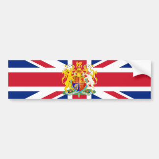 Brits wapenschild en vlag bumpersticker