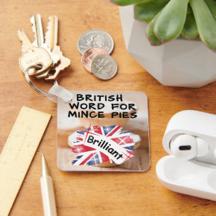 Brits Woord voor Gehakt Pies - BRILLIANT Sleutelhanger