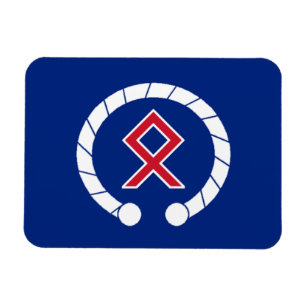 Britse AngloCeltic Magnet - Torc & Rune Vlag Magneet