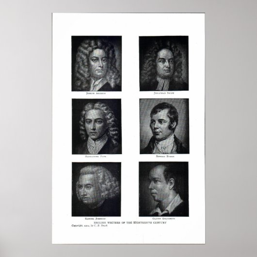 Britse auteurs poster (Voorkant)