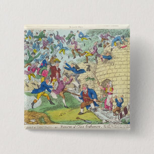 Britse belastingverlichting of zwerm vierkante button 5,1 cm