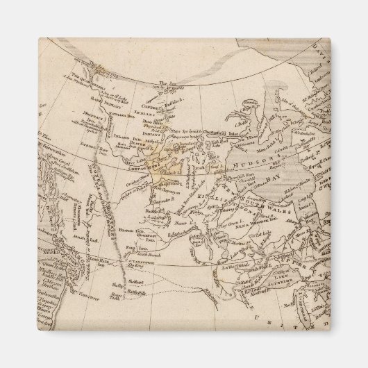 Britse bezittingen in Amerika Magneet (Voorkant)