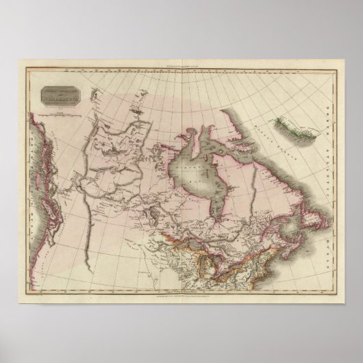 Britse bezittingen in Noord-Amerika Poster (Voorkant)