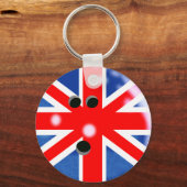 Britse Bowling Ball Sleutelhanger (Voorkant)