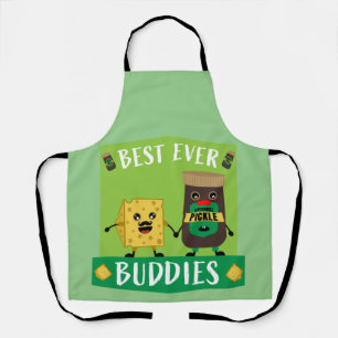 Britse Cheddar Cheese and Pickle-liefhebbers Schort