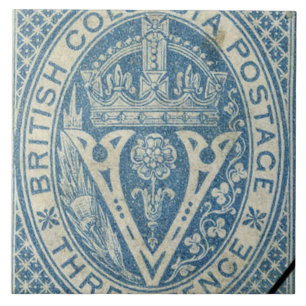 Britse Columbia keramische Tegel Tegeltje