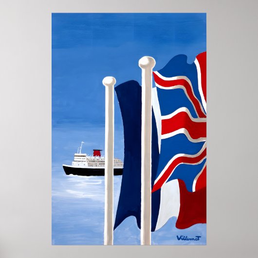 Britse Cruise Reisposter Poster (Voorkant)