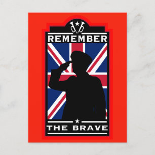 Britse dag van de strijdkrachten briefkaart