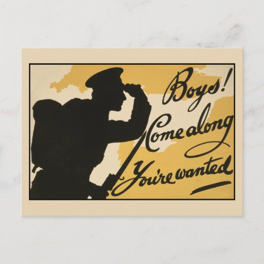 Britse Eerste Wereldoorlog Briefkaart (Voorkant)