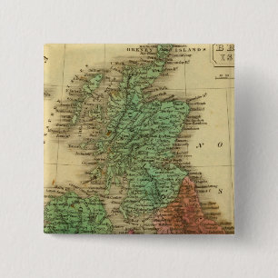 Britse eilanden 4 vierkante button 5,1 cm