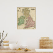 Britse eilanden 7 poster (Keuken)