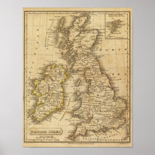 Britse eilanden, Azië Poster