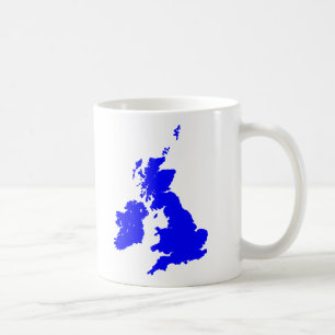 Britse eilanden - blauw koffiemok