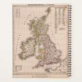 Britse eilanden, Engeland, Ierland Planner (Achterkant)