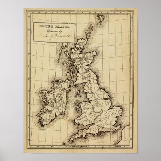 Britse eilanden poster (Voorkant)