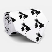 Britse eilanden - wit stropdas (Opgerold)