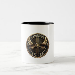 britse embleem-koffie-Mok Tweekleurige Koffiemok