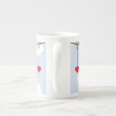 Britse en Amerikaanse vlag Porselein Kop (Achterkant)