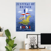 Britse Festival Poster (Thuiskantoor)