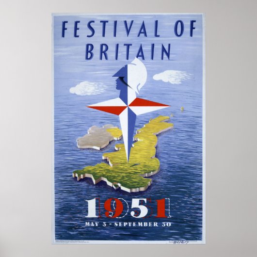 Britse Festival Poster (Voorkant)