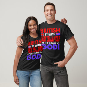 Britse geboorte door Nieuw-Zeelander Grace of God T-shirt