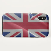 Britse golfvlag - Case-Mate iPhone case (Achterkant (horizontaal))